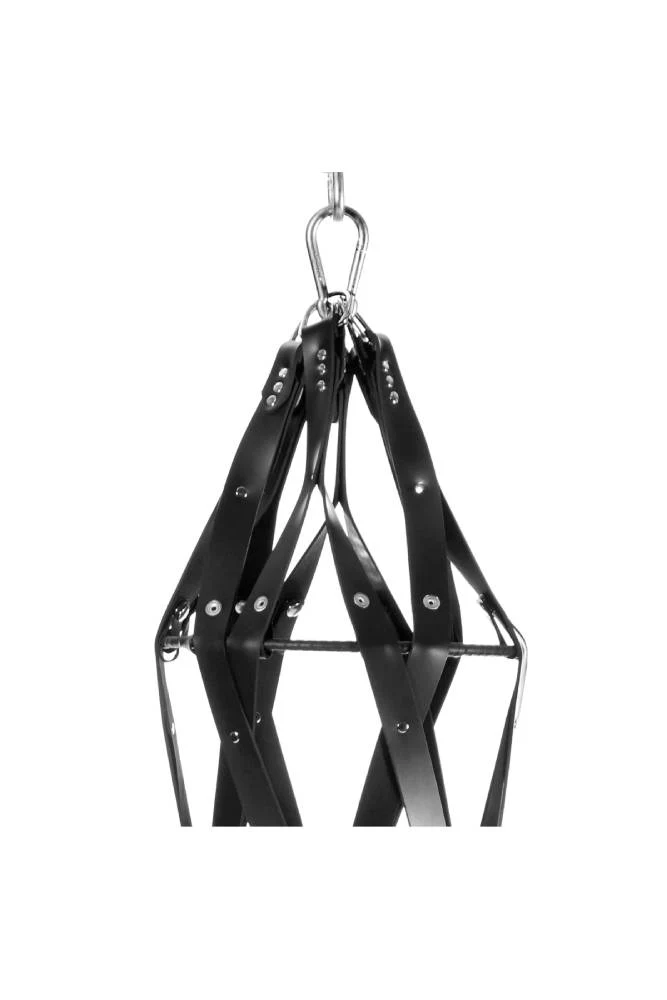 XR Brands - Master Series - Hanging Rubber Strap Cage - Image 2