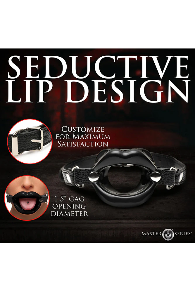 XR Brands - Master Series - Juicy Lips Silicone Open Mouth Gag - Image 10