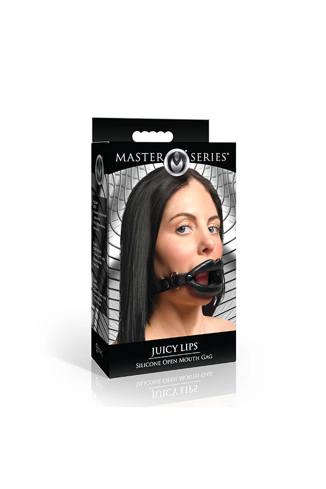 XR Brands - Master Series - Juicy Lips Silicone Open Mouth Gag - Image 12