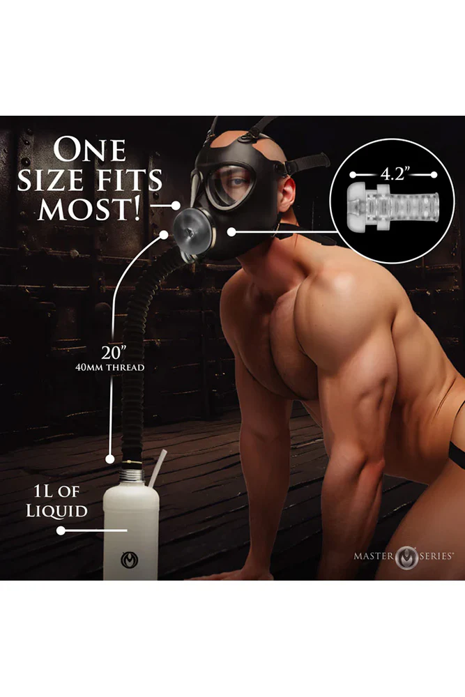 XR Brands - Master Series - Overload Stroker Gas Mask Kit - Image 3