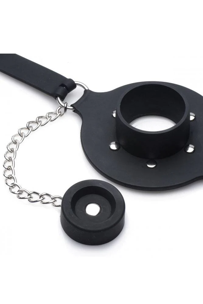 XR Brands - Master Series - Pie Hole Silicone Feeding Gag - Image 2