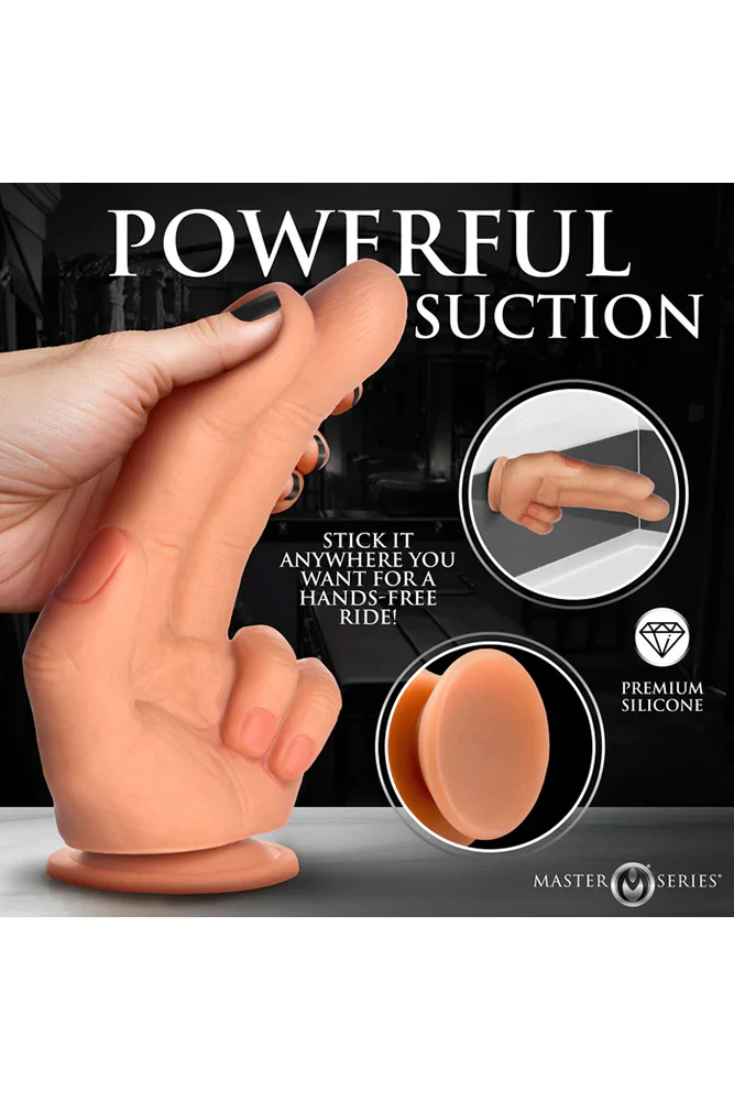 XR Brands - Master Series - The Shocker Silicone Dildo - Image 4