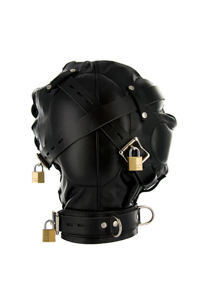 XR Brands - Strict - Leather Sensory Deprivation Hood - Image 3