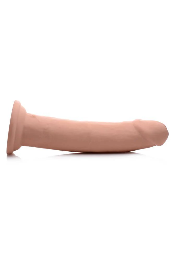 XR Brands - Swell 7X  8.5" Inflatable Vibrating Silicone Dildo - Beige - Image 4