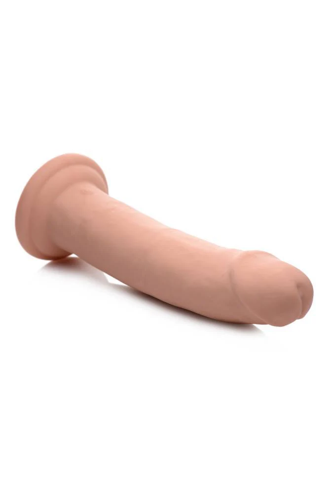 XR Brands - Swell 7X  8.5" Inflatable Vibrating Silicone Dildo - Beige - Image 5