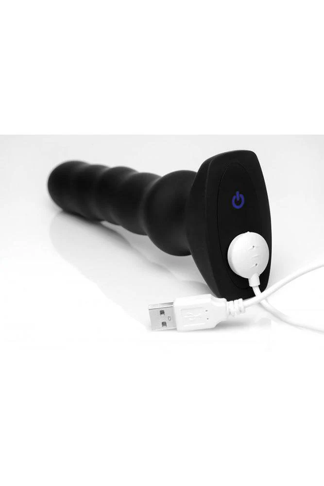XR Brands - Thunderplugs - Silicone Vibrating & Squirming Butt Plug - Image 3