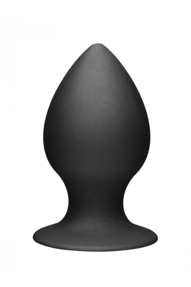 XR Brands - Tom of Finland - Silicone Anal Plug - Medium - Black - Image 2