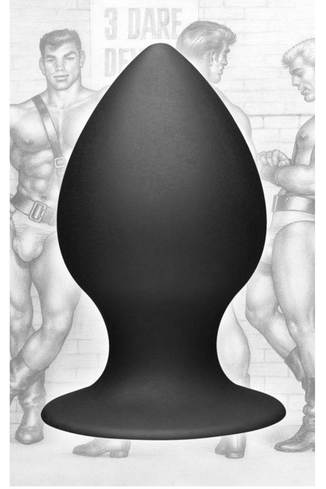 XR Brands - Tom of Finland - Silicone Anal Plug - XL - Black - Image 4