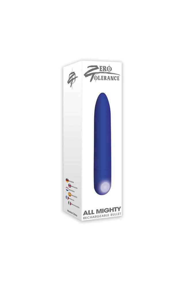 Zero Tolerance - All Mighty Rechargeable Bullet - Blue - Image 4