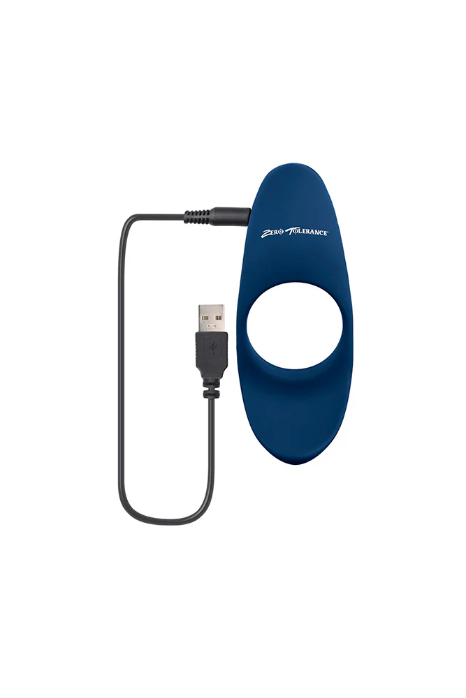 Zero Tolerance - Cup 'Em Vibrating Cock Ring - Blue - Image 7