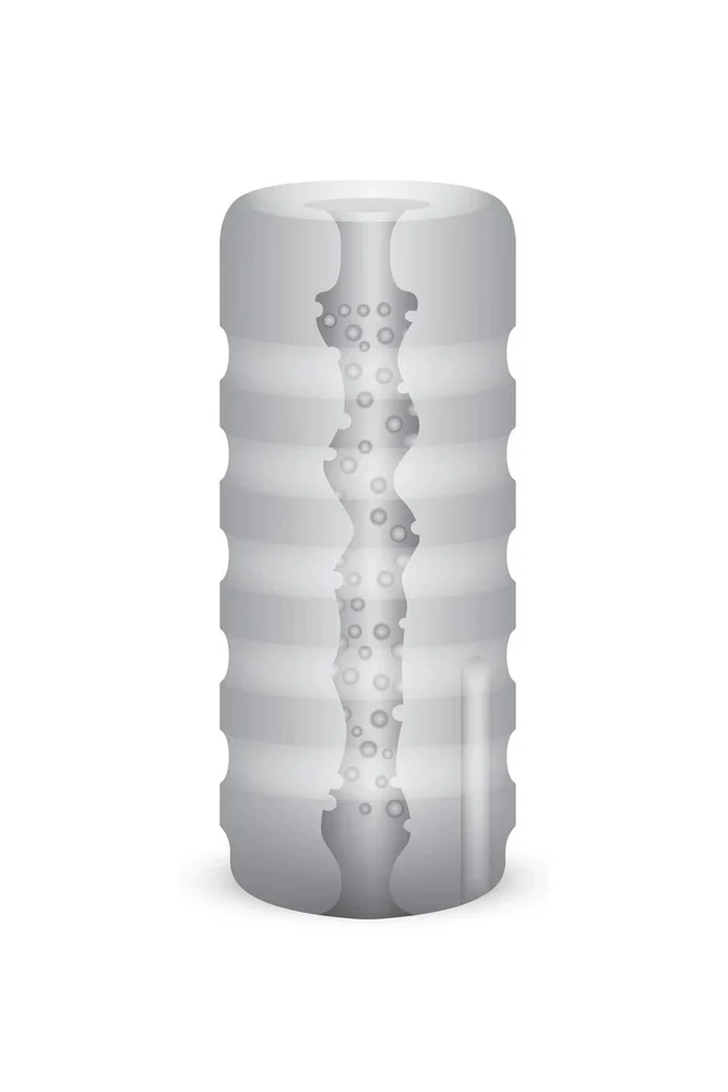 Zolo - The Girlfriend Squeezable Vibrating Stroker - Clear