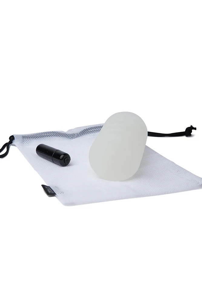 Zolo - The Girlfriend Squeezable Vibrating Stroker - Clear - Image 3